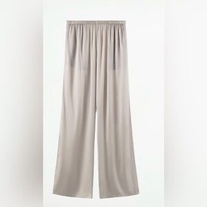 Silk Zara Mulberry Pants Mink Grey